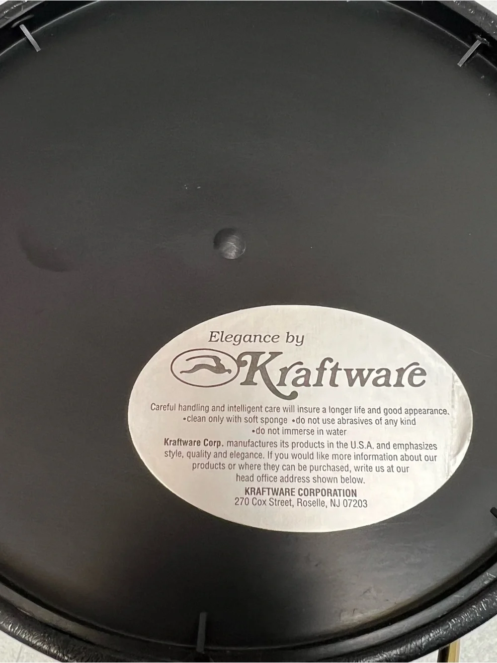 Vintage Kraftware Ice Bucket Vinyl Plastic Faux Leather Sides